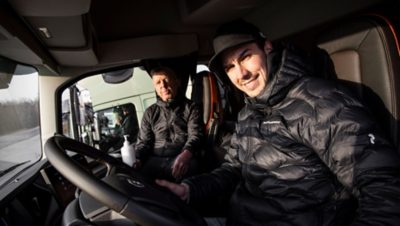 Fredrik och Alex Fjellström från Prima Logistik AB i Östersund.