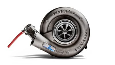 A Volvo starter motor, available as original Volvo spare part