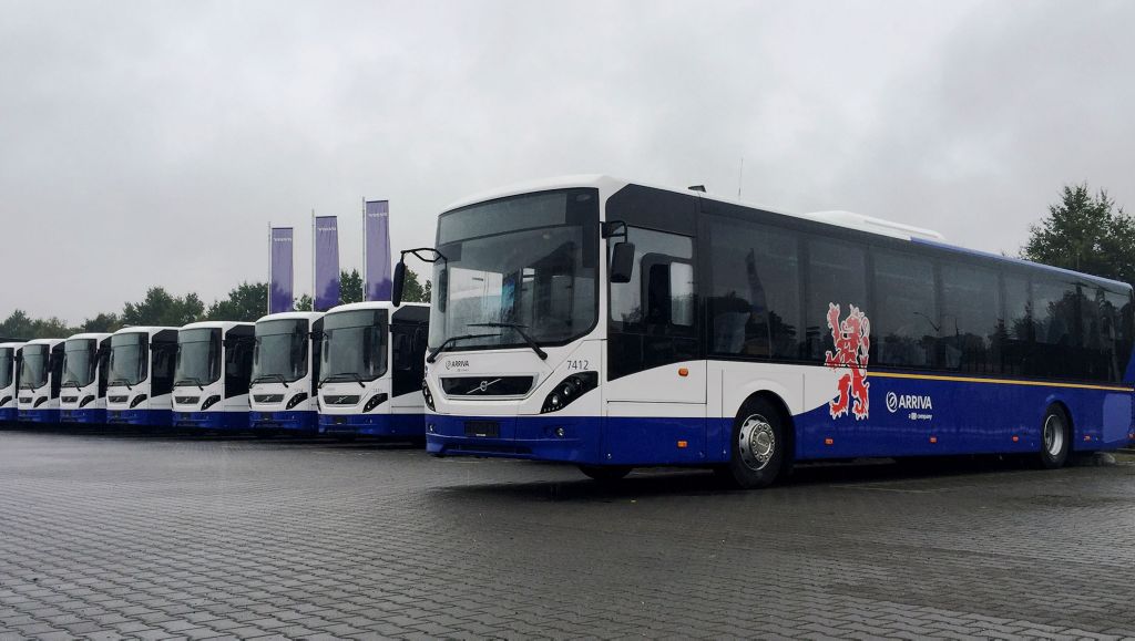Volvo Bus Nederland verkoopt 24 bussen aan Arriva