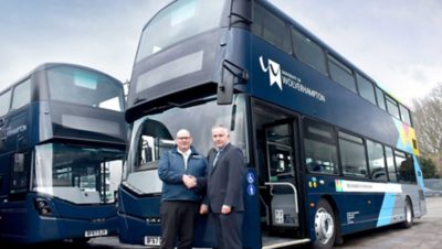 Volvo graduates with the University of Wolverhampton