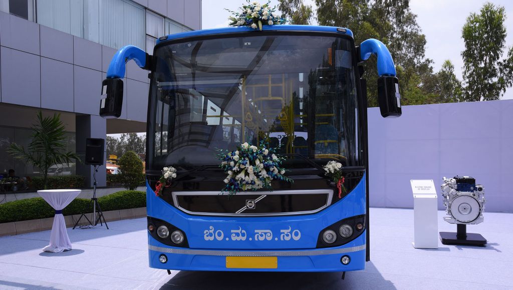 Volvo levererar 100 stadsbussar till Bangalore i Indien 