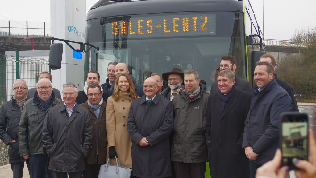 Inauguration of OppCharge electric bus system in Luxembourg