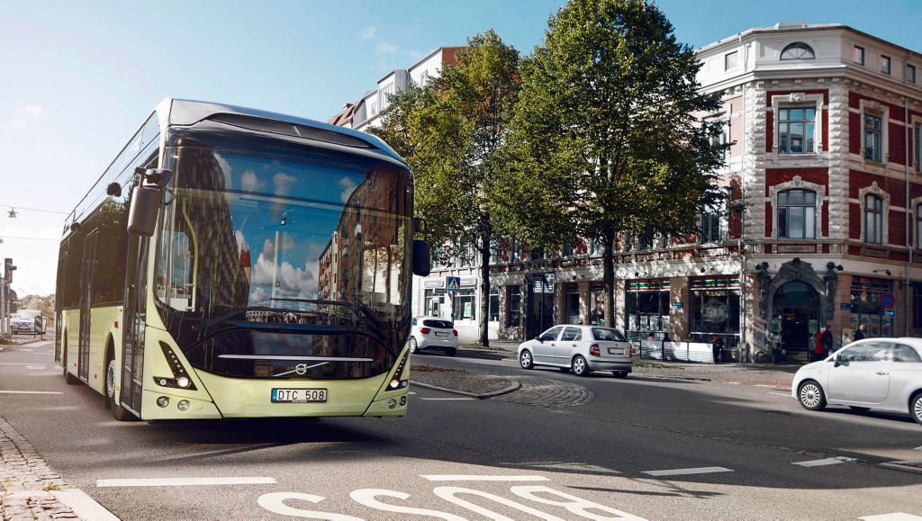 Erfolgreiches Jahr für den elektrifizierten Busverkehr auf Linie 55 in Göteborg