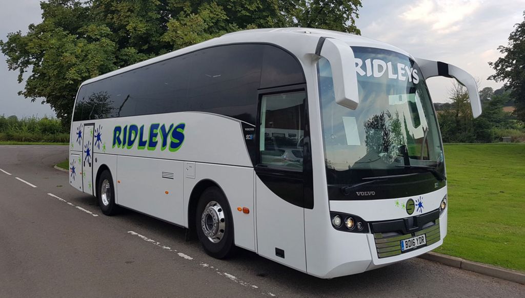 Ridleys Coaches of Kenilworth adds a Volvo B8R SC5 to its expanding fleet