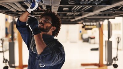 Man at workshop