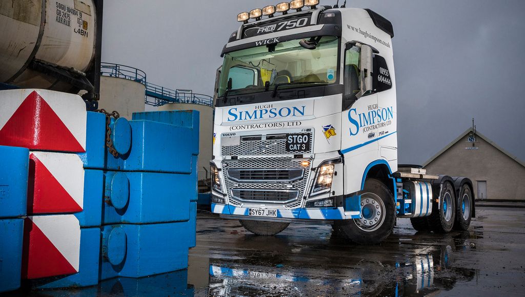 New flagship vehicle - a Volvo FH16-750 heavy haulage truck