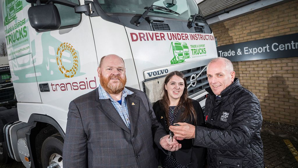 Transaid’s used Volvo truck heads for Uganda
