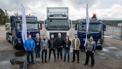 Åtta förare deltog i tävlingen; tre som placerat sig bra i Volvo Lastvagnars tidigare förartävlingar, ett s.k. ”wildcard” och fyra som anmält sig själva via hemsidan och valts ut av en jury.