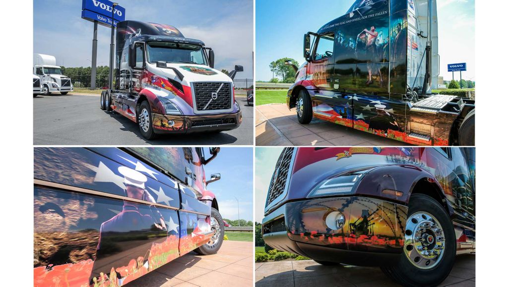 Volvo Trucks Honors Military Heroes with New Volvo VNR “Ride for Freedom” Truck