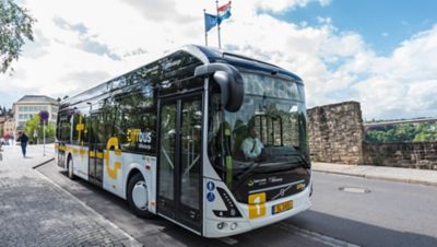 Volvo’s electric buses are in traffic in Differdange, Luxembourg since June.