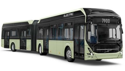 The all-electric articulated bus allows for quiet and emission-free high-capacity operations
