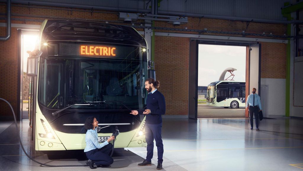 Volvo 7900 Electric charging