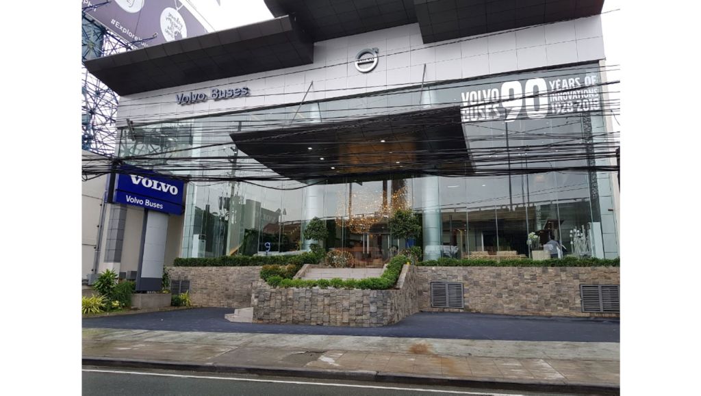 Volvo Buses Dealership showroom