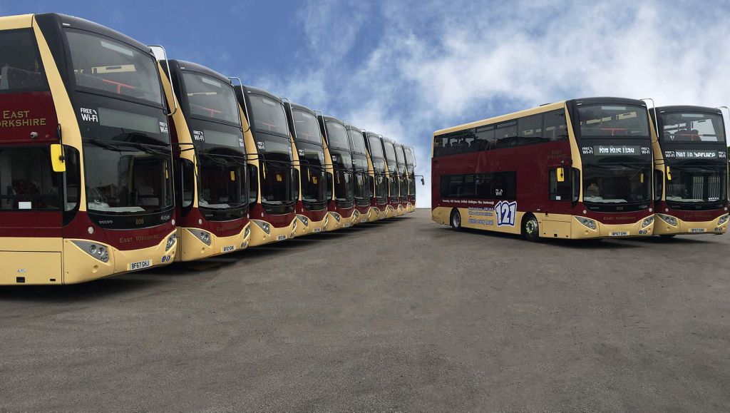 Volvo B5TL double deck buses 