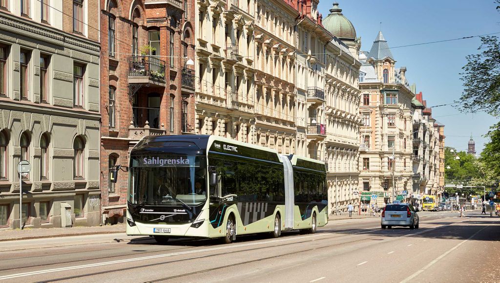 Volvo Electric Articulated Concept Bus