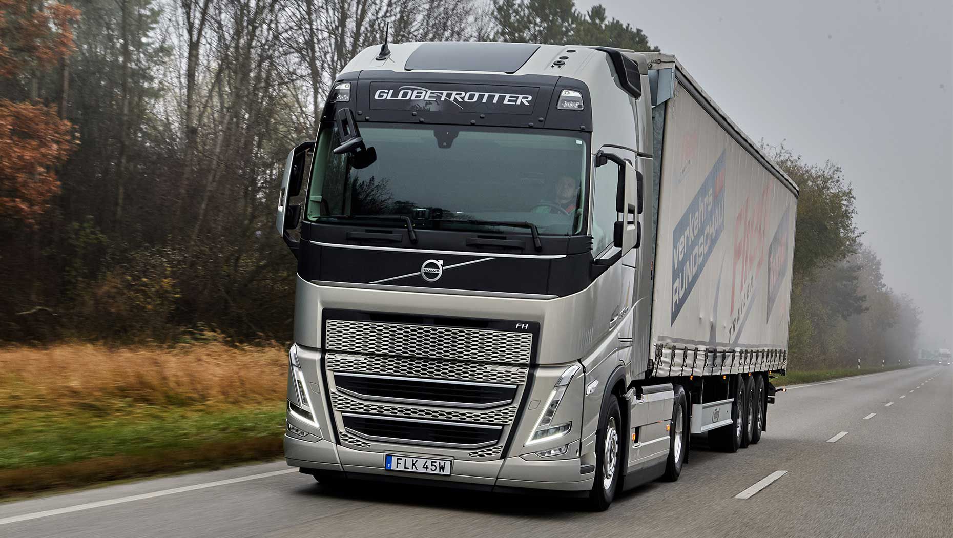 Le Volvo FH avec I-Save sur un itinéraire d'essai longue distance