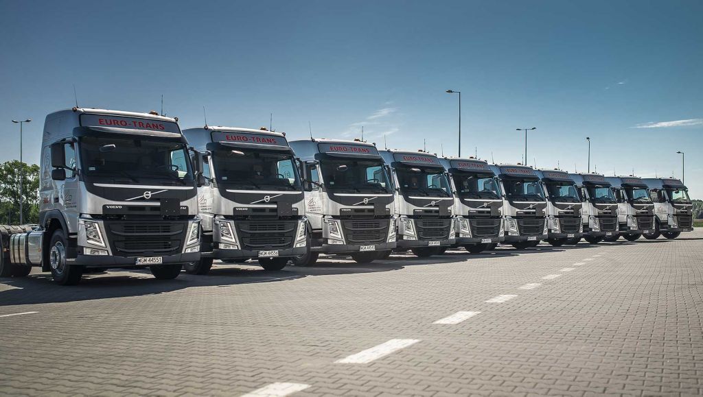 Ciągniki Volvo FM we flocie firmy EURO-TRANS