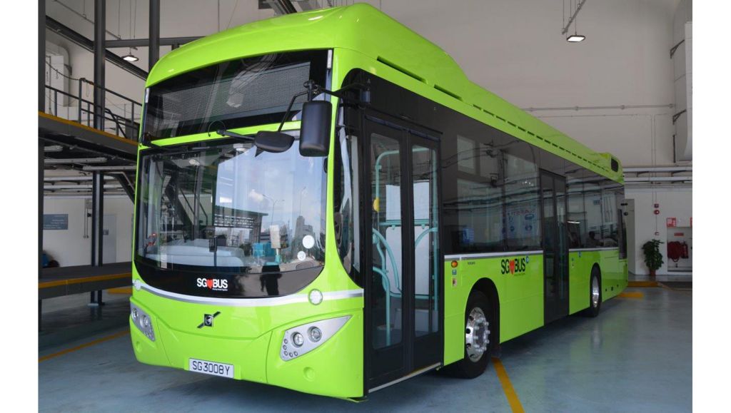 Volvo diesel Hybrid Bus