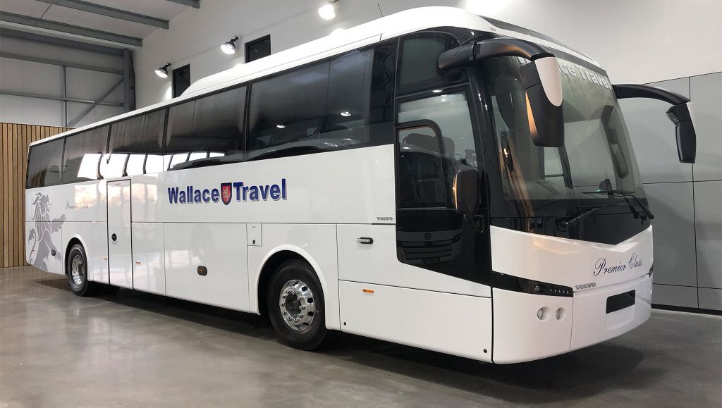 Wallace Travel makes first stop with Volvo Bus