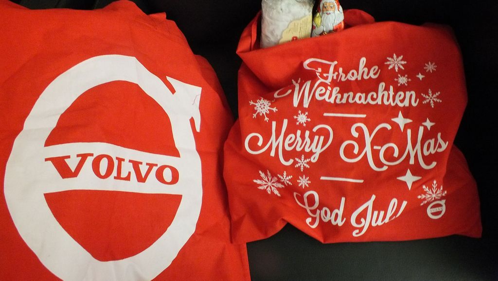 Weihnachtsaktion 2015 der Volvo Busse Deutschland GmbH:  Vorweihnachtliches Dankeschön für alle Omnibusfahrer