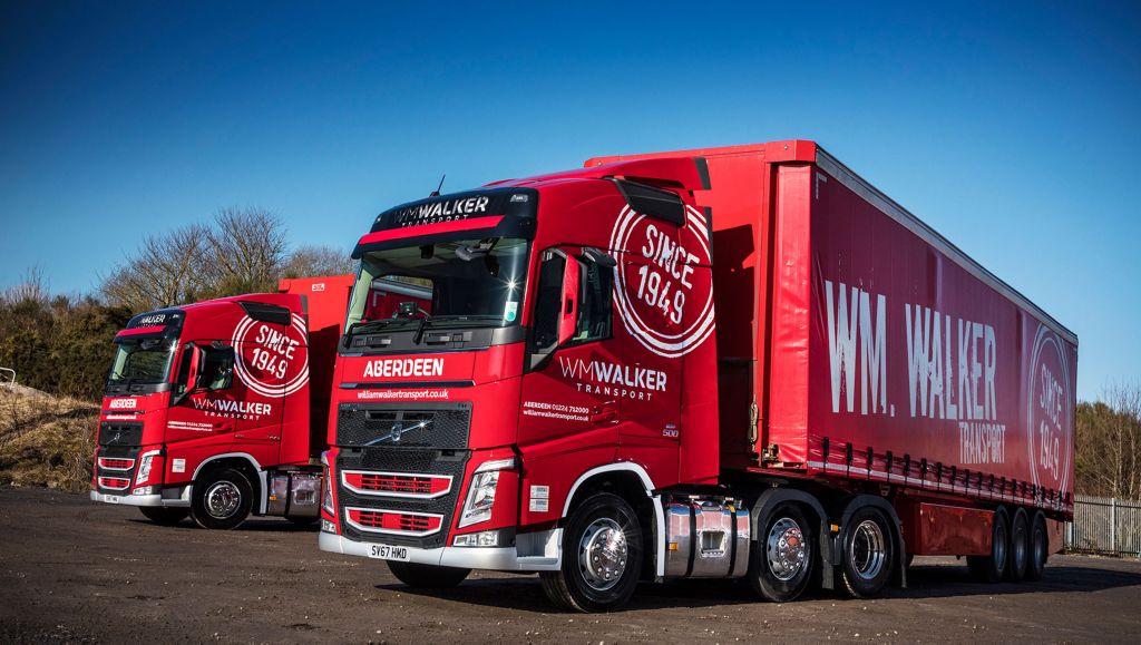 Wm. Walker Transport, Aberdeen first Volvo Trucks 