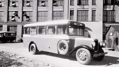 Ancien autobus Volvo
