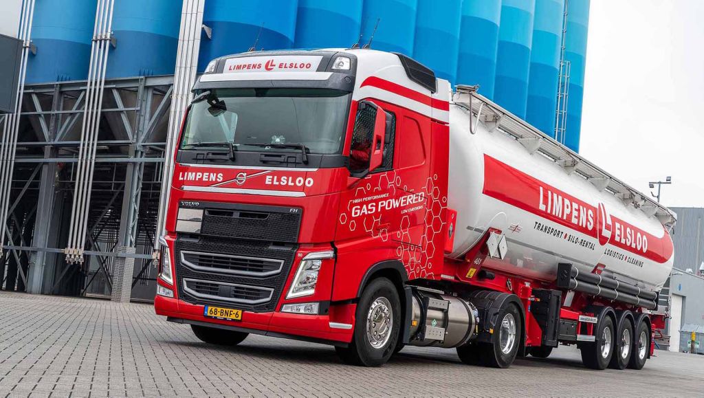 Limpens duurzaam op weg met vier Volvo FH LNG-trucks