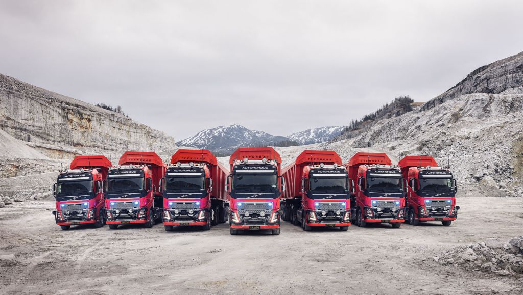Volvo Autonomous Solutions removes safety driver at Brønnøy Kalk