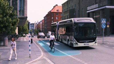 ¿Imagen de la interfaz de Volvo Connect o imagen de la sesión fotográfica de Servicios?