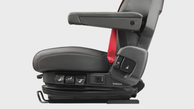 The new comfortable driver seat of the Volvo FM