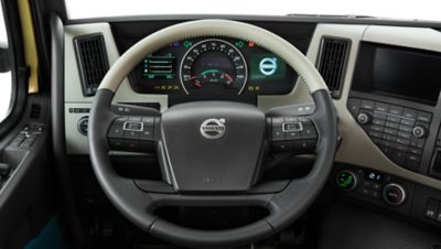 The new dashboard of the Volvo FM