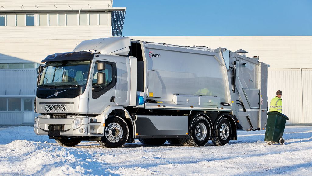 I sommar levererar Wist en elektrisk Volvo FE liknande den på bilden till Lundstams Återvinning AB.