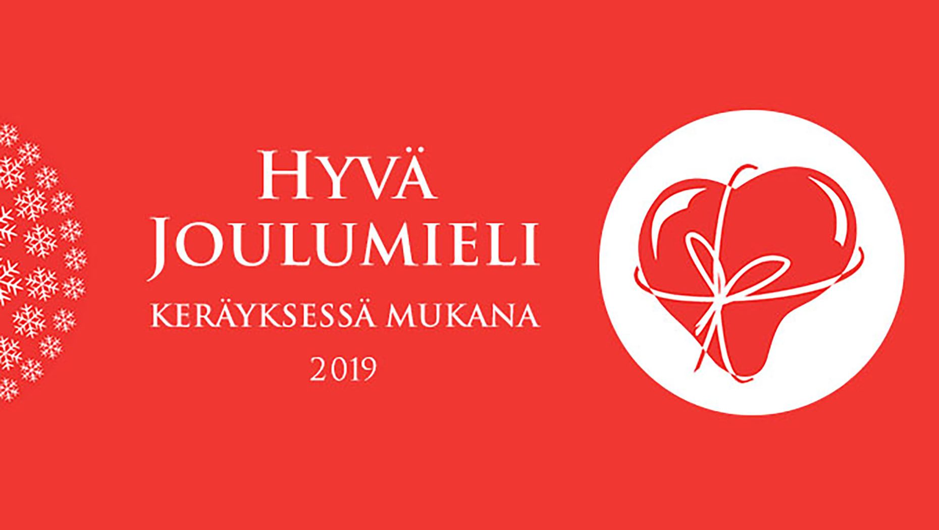 Hyvä Joulumieli -keräyksessä mukana 2019