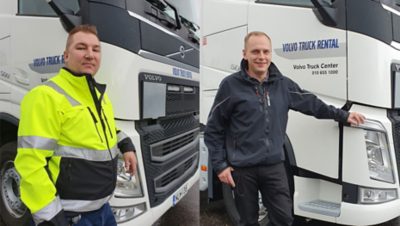 Volvo Truck Rental tiimissä uusina Jonny Österholm ja Kaj Landgärds