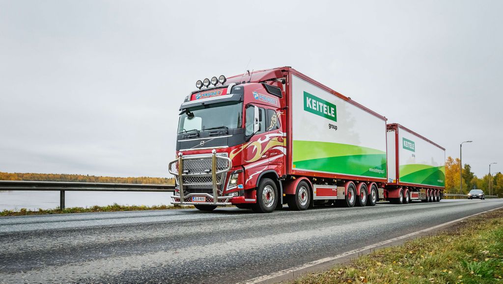 Volvo FH16 750 HCT-yhdistelmä