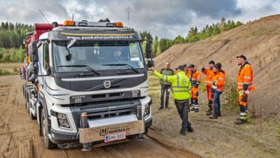 Volvo kuljettajakoulutus auttoi säästämään polttoainekulutuksessa