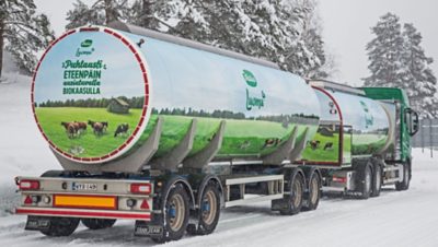 Valion Volvo LBG FH460 maidonkeräysauto