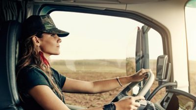 Volvo FM gold contract female driver