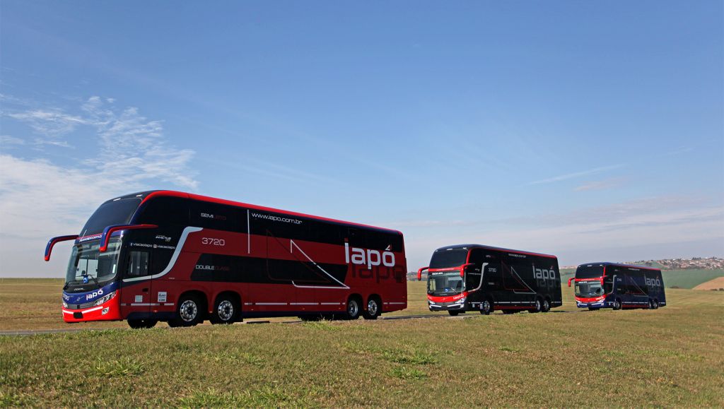 Viação Iapó investe em ônibus Volvo com novas tecnologias de segurança