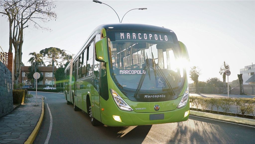 Volvo e Marcopolo exportam mais 20 ônibus articulados para BRT da Guatemala