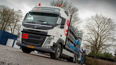 De Volvo FM LNG-bakwagens van Jongeneel beschikken over 420 pk.