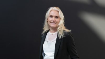 Portret van Maria Wedenby, Head of Public Affairs bij Volvo Bus