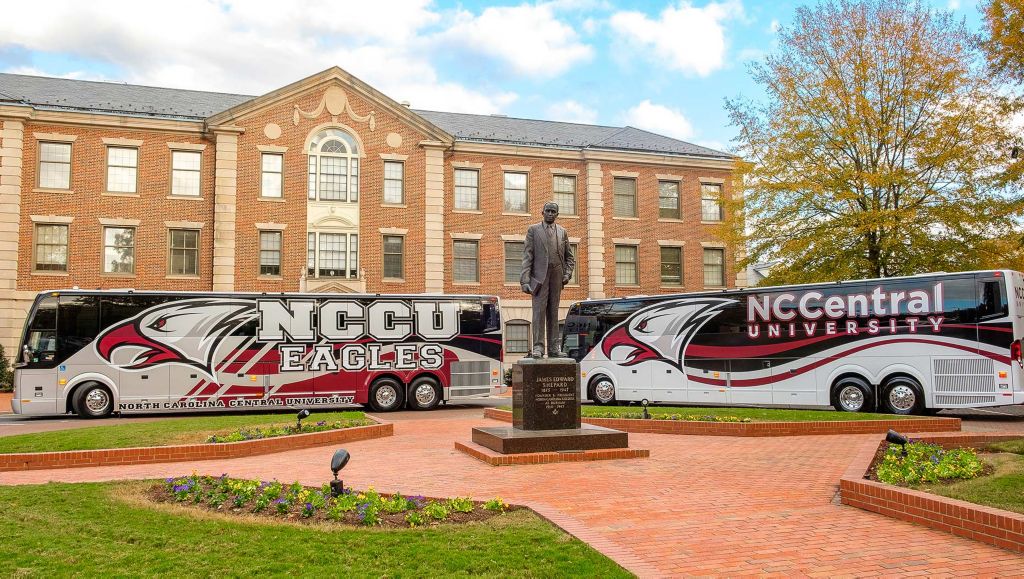 Nccu takes delivery of two Prevost H3-45 Coaches