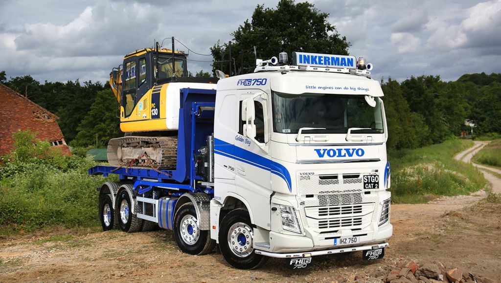 new FH16-750 8x4 rigid hook lift