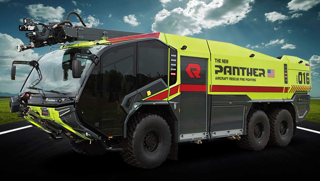 New Rosenbauer Aircraft Rescue and Firefighting Vehicle Powered by Volvo Penta