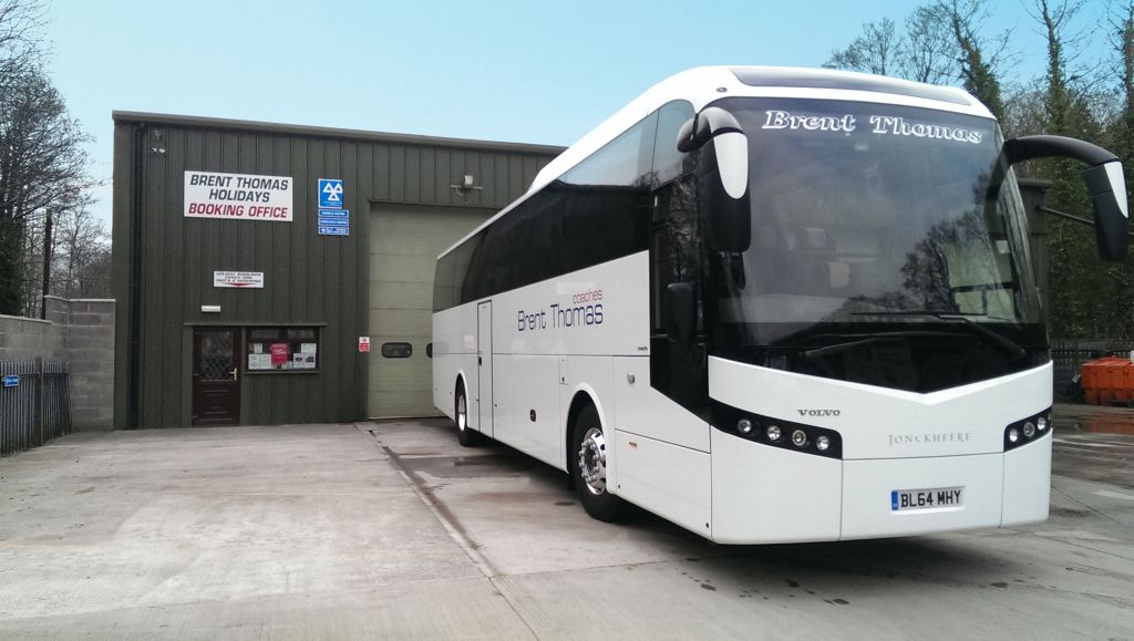 Out with the old and in with Volvo for Brent Thomas Coaches