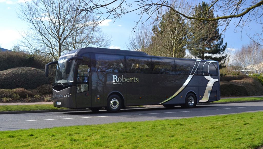 Roberts Coaches celebrates 20-up with new Volvo B11R 