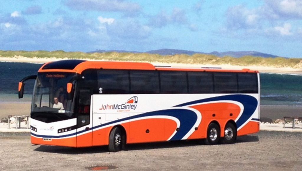 McGinley Coach Travel ‘goes large’ with new Volvo B13R 