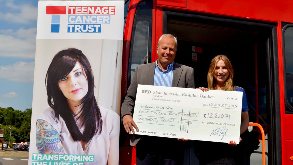 Volvo Bus performs well ‘above par’ for Teenage Cancer Trust