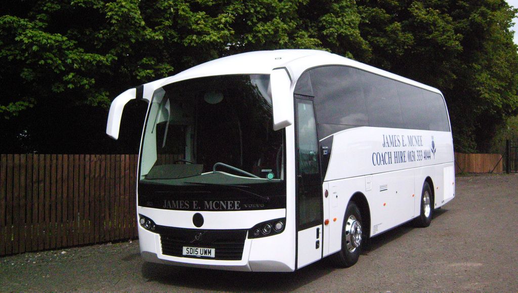 New Volvo coaches for James E McNee